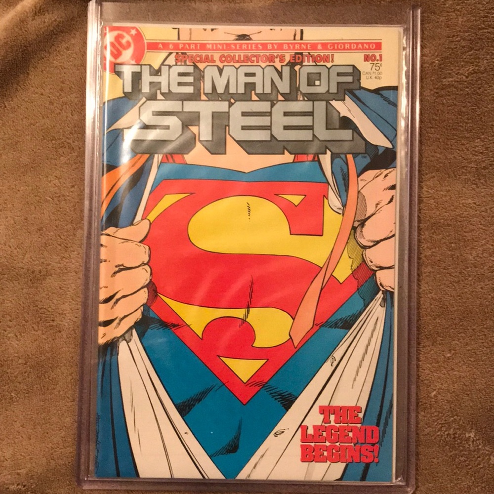 The Man of Steel 1986 #1 Near-Mint Superman